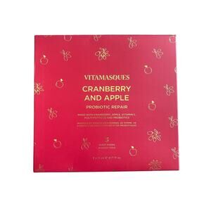 NEW! Vitamasques Cranberry and Apple Repair Face Mask Set